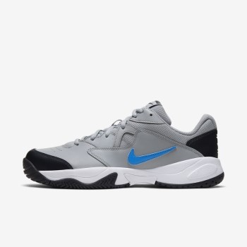 Nike Court Lite 2 - Férfi Teniszcipő - Világos Szürke/Fehér/Kék